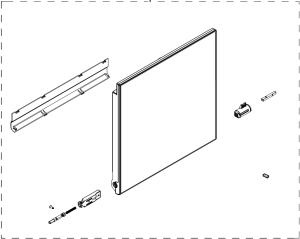 DRZWICZKI BARKU LODÓWKI SAMSUNG RS7687FHCBC/EF