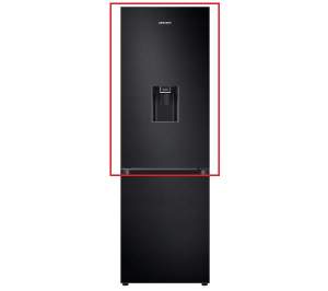 Drzwi części chłodziarki lodówki Samsung
