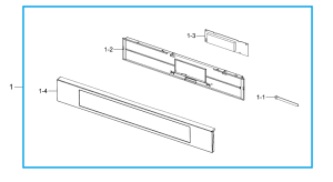 Panel sterowania piekarnika Samsung