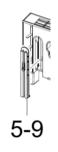 BRACKET RAIL-LEFT;DW8700B,PA66,-,NATURAL 