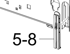 BRACKET RAIL-RIGHT;DW8700B,PA66,-,NATURA 