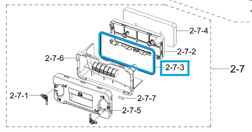 Uszczelka filtra suszarki Samsung DC62-00280C