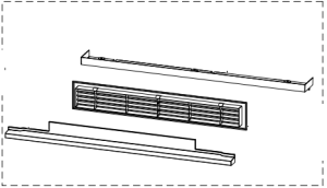 Zestaw instalacyjny lodówki Samsung BRB260000WW (assy install-big;slide)