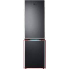 Drzwi części zamrażarki lodówki Samsung RB36R872PB1/EF