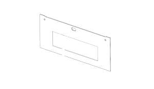 Szyba zewnętrzna górna piekarnika Samsung [DG64-00786A]