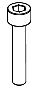 ŚRUBA (SCREW TCEI M6,0X30 UNI 5931 8.8 ZNP) DO EKSPRESU SAECO