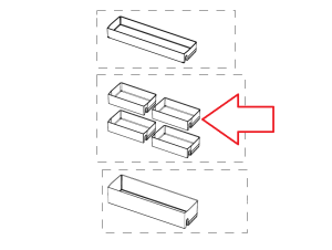 Półka balkonik lodówki Samsung [DA97-15480F]