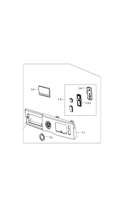 Maskownica/panel sterownia pralki Samsung