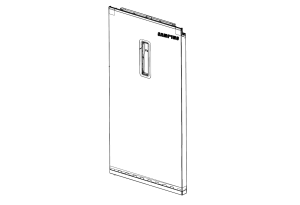 Drzwi części chłodziarki lodówki Samsung
