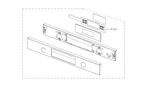 Maskownica/panel sterowania piekarnika Samsung