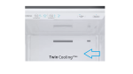 Pokrywa panel Twin Cooling Plus części chłodziarki lodówki Samsung