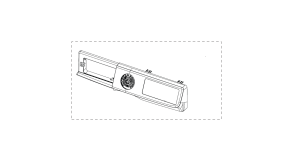 Front/maskownica panelu sterowania pralki Samsung