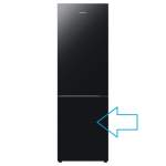 Drzwi części zamrażarki lodówki Samsung