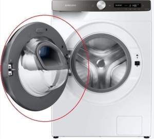 Drzwi kompletne pralki Samsung Add Wash [DC97-22400A]