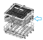 Kosz środkowy zmywarki Samsung