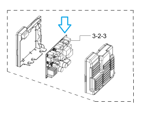 Moduł PCB eeprom pralki Samsung