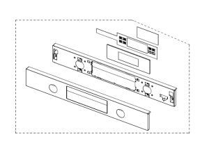 Panel sterowania piekarnika Samsung