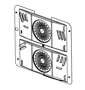 Tylna blacha komory pieczenia piekarnika Samsung