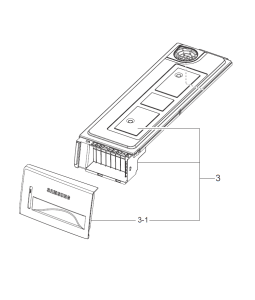 Zbiornik wody suszarki Samsung