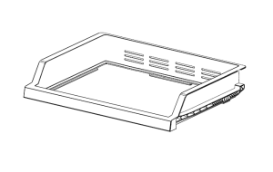 Półka części zamrażarki lodówki Samsung