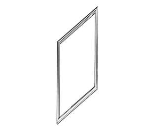 Uszczelka drzwi zamrażarki ( szuflady ) do lodówki French Door Samsung