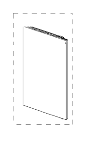 Drzwi prawe górne lodówki Samsung