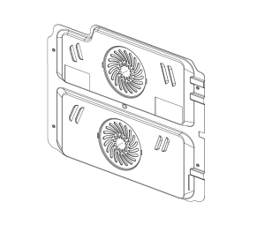 Tylna blacha komory pieczenia piekarnika Samsung