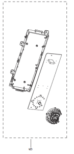 Moduł PCB display pralki Samsung