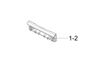 Uchwyt kosza środkowego zmywarki Samsung