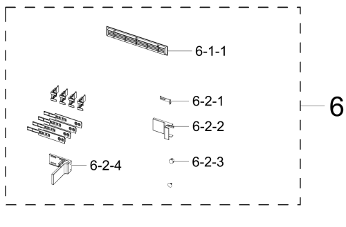 Zestaw instalacyjny lodówki Samsung