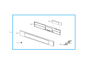 Panel sterowania kompletny piekarnika Samsung