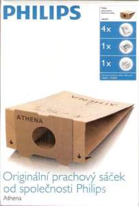 Worki odkurzacza piorącego PHILIPS ATHENA -ORYG (w komplecie 4szt. + 1szt. filtr AFS MICRO + 1szt. Filtr silnika)